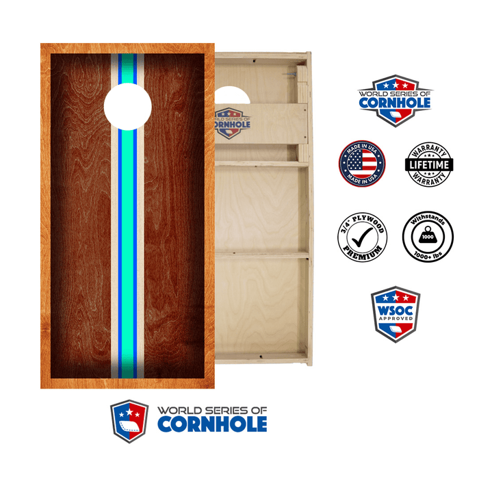 World Series of Cornhole Official 2' x 4' Professional Cornhole Board Runway 2402P - Riv Surf Board