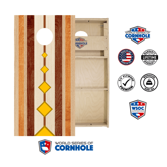 Cornhole Boards World Series of Cornhole Official 2' x 4' Professional Cornhole Board Runway 2402P - Dover Surf Board