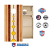 Cornhole Boards World Series of Cornhole Official 2' x 4' Professional Cornhole Board Runway 2402P - Dover Surf Board