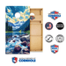 Cornhole Boards Day World Series of Cornhole Official 2' x 4' Professional Cornhole Board Runway 2402P - Glacier National Park