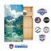 Cornhole Boards World Series of Cornhole Official 2' x 4' Professional Cornhole Board Runway 2402P - Kenai Fjords National Park