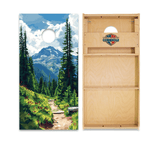 Cornhole Boards World Series of Cornhole Official 2' x 4' Professional Cornhole Board Runway 2402P - Mt. Rainier National Park