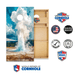 Cornhole Boards World Series of Cornhole Official 2' x 4' Professional Cornhole Board Runway 2402P - Yellowstone National Park Old Faithful