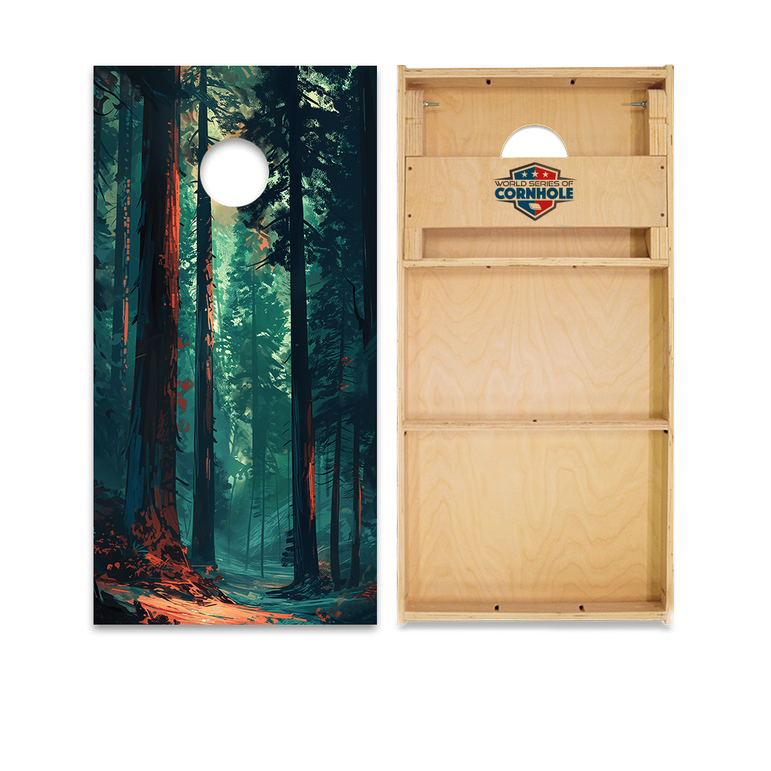 Cornhole Boards World Series of Cornhole Official 2' x 4' Professional Cornhole Board Runway 2402P - Sequoia National Park
