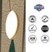Professional 2x4 Boards - Runway World Series of Cornhole Official 2' x 4' Professional Cornhole Board Runway 2402P - Las Vegas Raiders