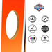 Cornhole Bags World Series of Cornhole Official 2' x 4' Professional Cornhole Board Runway 2402P - Retro Sasquatch