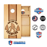 Cornhole Bags World Series of Cornhole Official 2' x 4' Professional Cornhole Board Runway 2402P - Hide and Seek Sasquatch