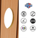 Professional 2x4 Boards - Runway World Series of Cornhole Official 2' x 4' Professional Cornhole Board Runway 2402P -  Retro USA Stripes