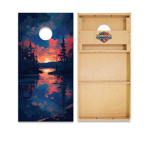 Cornhole Boards World Series of Cornhole Official 2' x 4' Professional Cornhole Board Runway 2402P - Acadia National Park