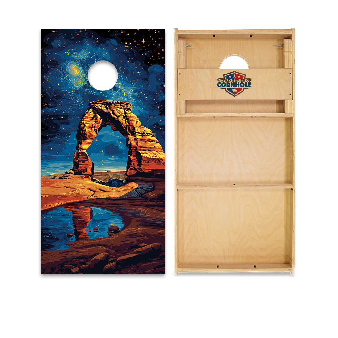 Cornhole Boards World Series of Cornhole Official 2' x 4' Professional Cornhole Board Runway 2402P - Arches National Park