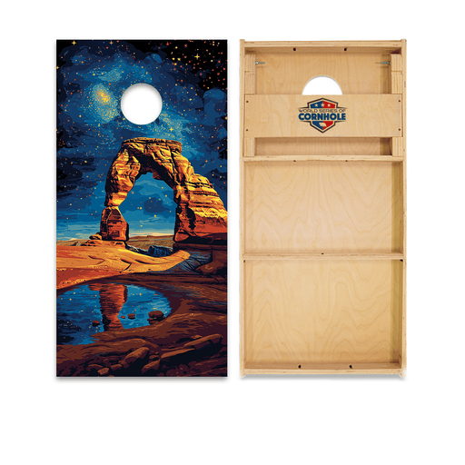 Cornhole Boards World Series of Cornhole Official 2' x 4' Professional Cornhole Board Runway 2402P - Arches National Park
