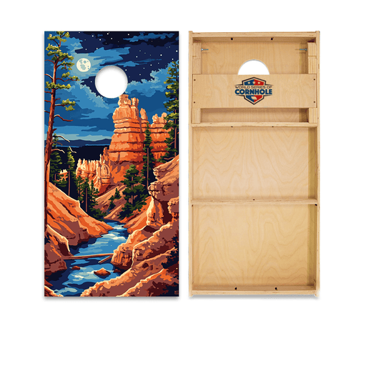 Cornhole Boards World Series of Cornhole Official 2' x 4' Professional Cornhole Board Runway 2402P - Bryce Canyon National Park