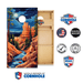 Cornhole Boards World Series of Cornhole Official 2' x 4' Professional Cornhole Board Runway 2402P - Bryce Canyon National Park