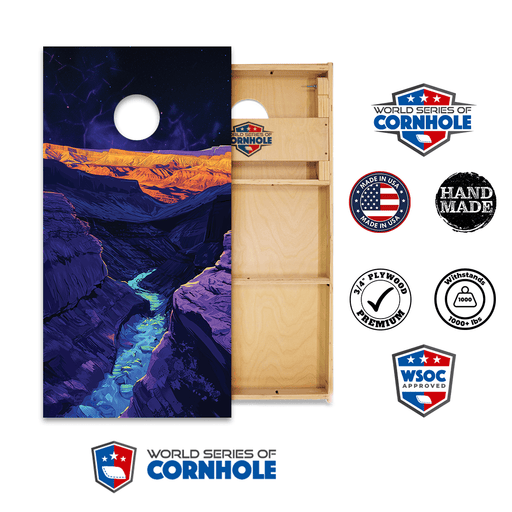 Cornhole Boards World Series of Cornhole Official 2' x 4' Professional Cornhole Board Runway 2402P - Capitol Reef National Park