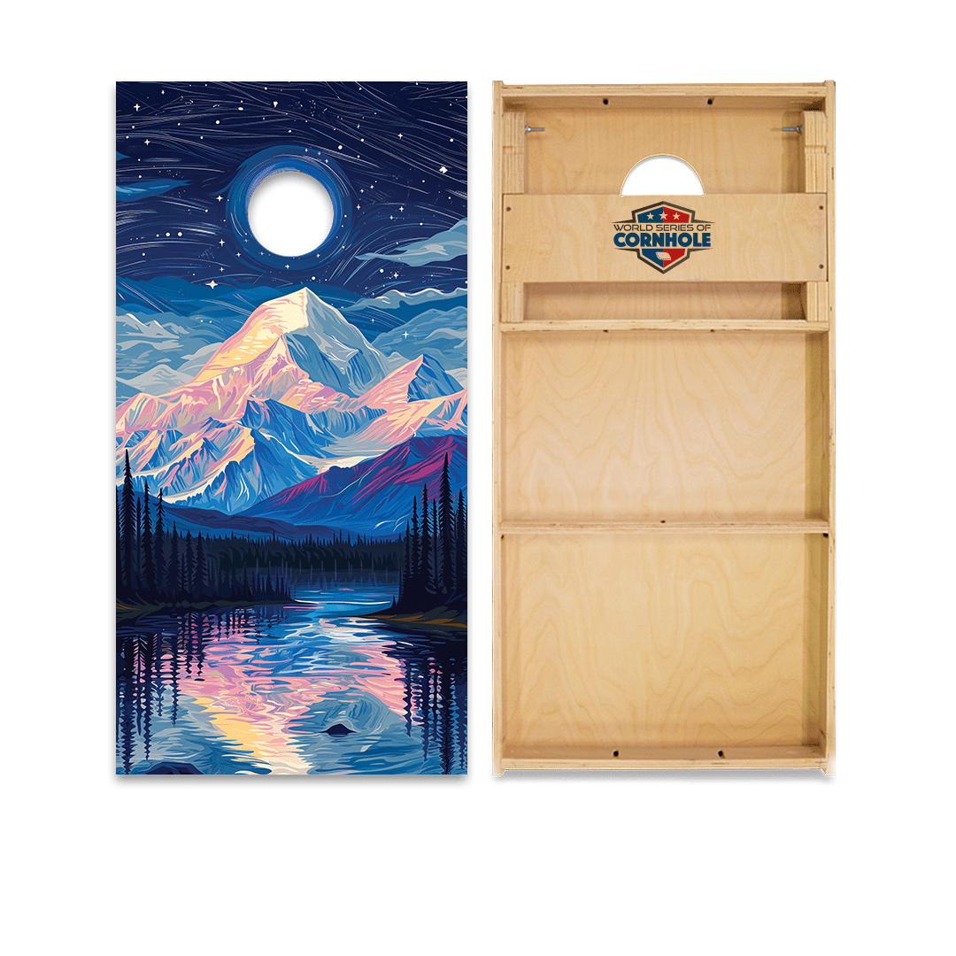 Cornhole Boards World Series of Cornhole Official 2' x 4' Professional Cornhole Board Runway 2402P - Denali National Park