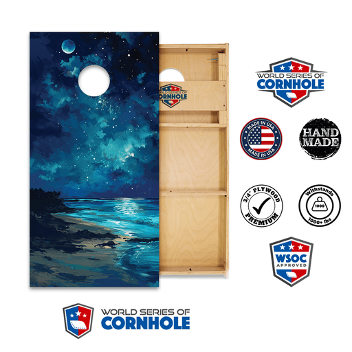 Cornhole Boards World Series of Cornhole Official 2' x 4' Professional Cornhole Board Runway 2402P - Dry Tortugas National Park