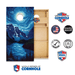 Cornhole Boards Day World Series of Cornhole Official 2' x 4' Professional Cornhole Board Runway 2402P - Glacier National Park