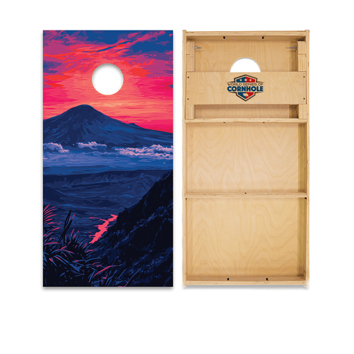 Cornhole Boards World Series of Cornhole Official 2' x 4' Professional Cornhole Board Runway 2402P - Hawaii Volcanoes National Park