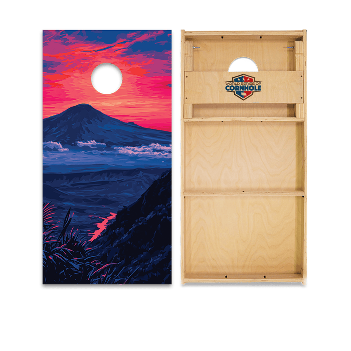 Cornhole Boards World Series of Cornhole Official 2' x 4' Professional Cornhole Board Runway 2402P - Hawaii Volcanoes National Park