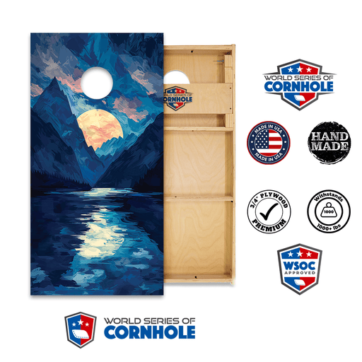 Cornhole Boards World Series of Cornhole Official 2' x 4' Professional Cornhole Board Runway 2402P - Kenai Fjords National Park