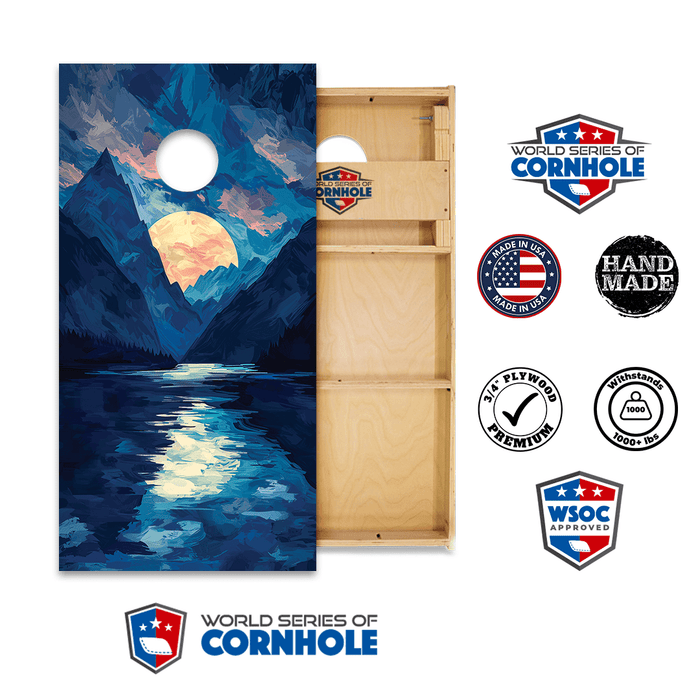 Cornhole Boards World Series of Cornhole Official 2' x 4' Professional Cornhole Board Runway 2402P - Kenai Fjords National Park