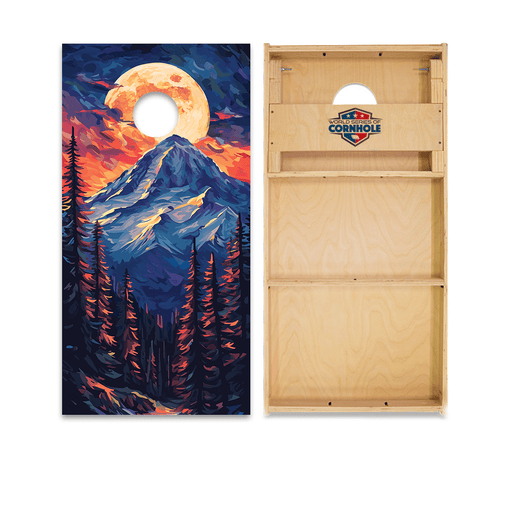 Cornhole Boards World Series of Cornhole Official 2' x 4' Professional Cornhole Board Runway 2402P - Mt. Olympus National Park