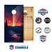 Cornhole Boards World Series of Cornhole Official 2' x 4' Professional Cornhole Board Runway 2402P - Yellowstone National Park Old Faithful
