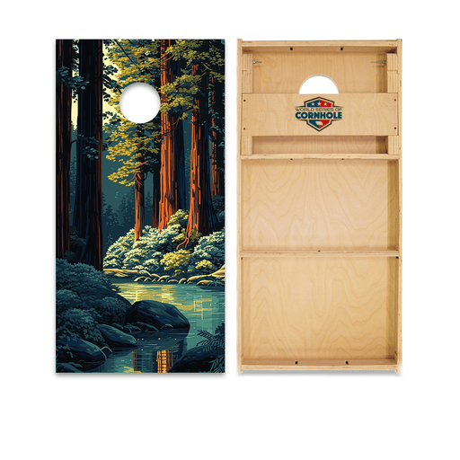 Cornhole Boards World Series of Cornhole Official 2' x 4' Professional Cornhole Board Runway 2402P - Redwood National Park