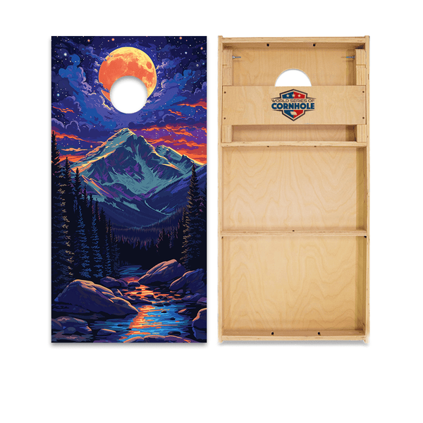 Cornhole Boards World Series of Cornhole Official 2' x 4' Professional Cornhole Board Runway 2402P - Rocky Mountain National Park