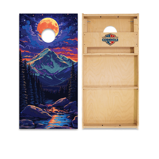 Cornhole Boards World Series of Cornhole Official 2' x 4' Professional Cornhole Board Runway 2402P - Rocky Mountain National Park