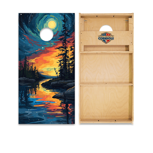 Cornhole Boards World Series of Cornhole Official 2' x 4' Professional Cornhole Board Runway 2402P - Voyageurs National Park