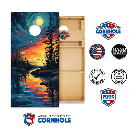Cornhole Boards World Series of Cornhole Official 2' x 4' Professional Cornhole Board Runway 2402P - Voyageurs National Park