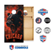 Cornhole Boards World Series of Cornhole Official 2' x 4' Professional Cornhole Board Runway 2402P - Chicago Bears