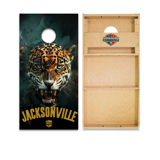 Professional 2x4 Boards - Runway World Series of Cornhole Official 2' x 4' Professional Cornhole Board Runway 2402P - Jacksonville Jaguars
