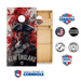Cornhole Boards World Series of Cornhole Official 2' x 4' Professional Cornhole Board Runway 2402P - New England Patriots