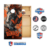 Cornhole Boards World Series of Cornhole Official 2' x 4' Professional Cornhole Board Runway 2402P - Denver Broncos