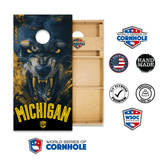 Cornhole Boards World Series of Cornhole Official 2' x 4' Professional Cornhole Board Runway 2402P - Michigan Wolverines