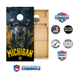 Cornhole Boards World Series of Cornhole Official 2' x 4' Professional Cornhole Board Runway 2402P - Michigan Wolverines