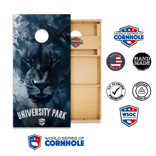 Cornhole Boards World Series of Cornhole Official 2' x 4' Professional Cornhole Board Runway 2402P - Penn State Nittany Lions