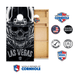 Professional 2x4 Boards - Runway World Series of Cornhole Official 2' x 4' Professional Cornhole Board Runway 2402P - Las Vegas Raiders