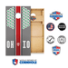 Cornhole Boards World Series of Cornhole Official 2' x 4' Professional Cornhole Board Runway 2402P - Ohio State Buckeyes