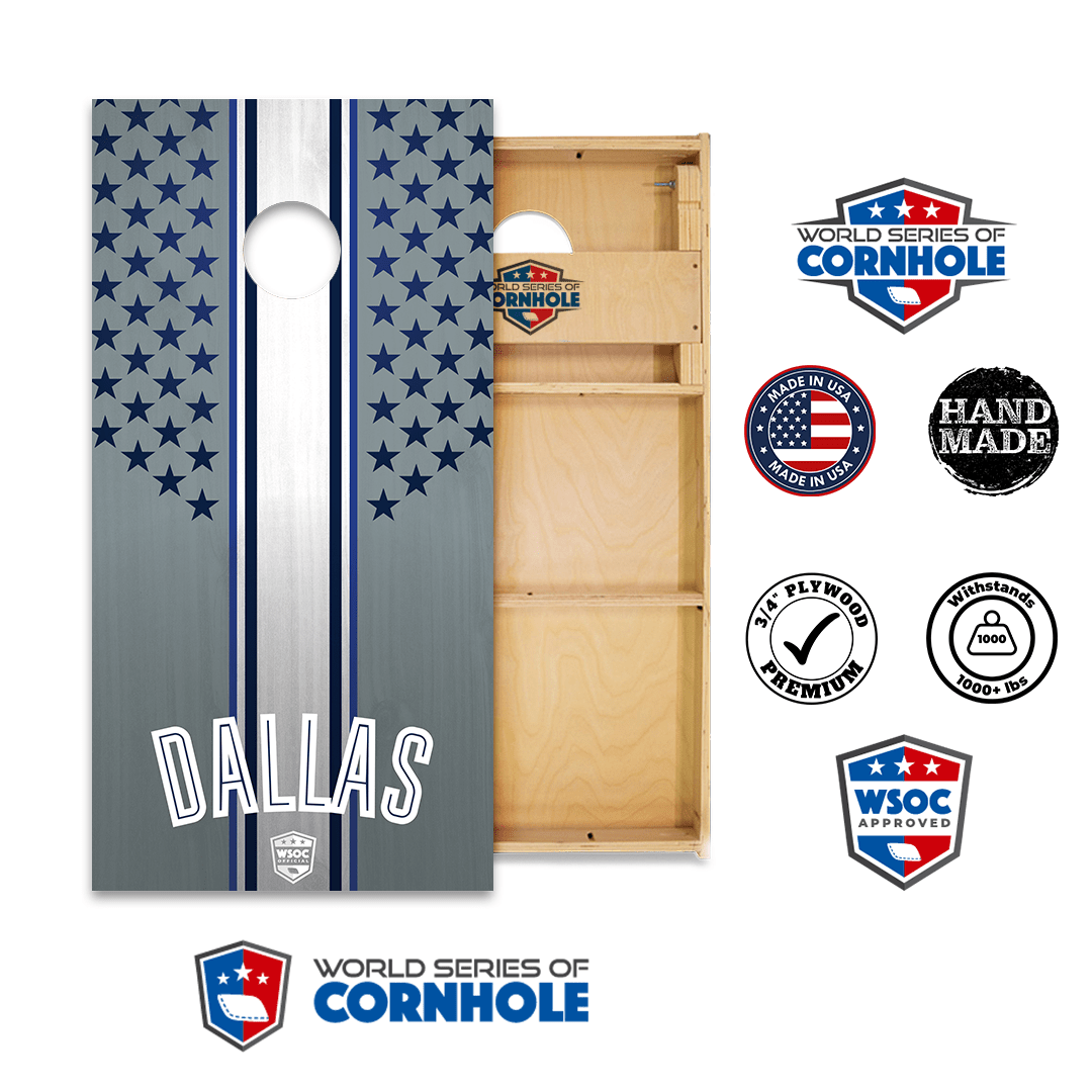 Cornhole Boards World Series of Cornhole Official 2' x 4' Professional Cornhole Board Runway 2402P - Dallas Cowboys