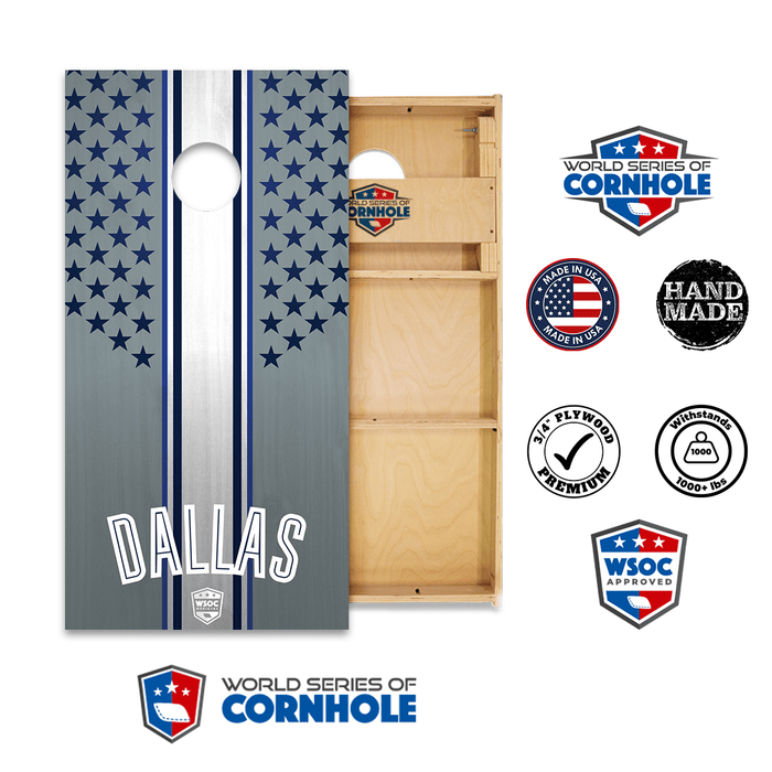 Cornhole Boards World Series of Cornhole Official 2' x 4' Professional Cornhole Board Runway 2402P - Dallas Cowboys