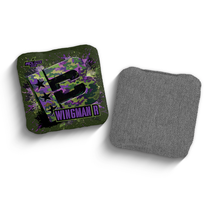 2026 Brotherhood Cornhole Wingman 3D Camo Edition ACL Pro Stamped Cornhole Bags