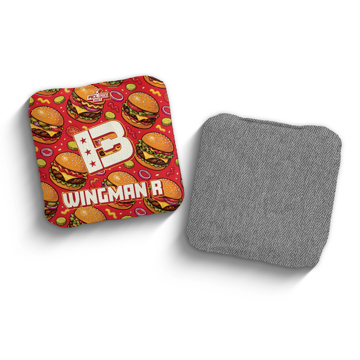 2027 Brotherhood Cornhole Wingman "The Burger" Edition ACL Pro Stamped Cornhole Bags