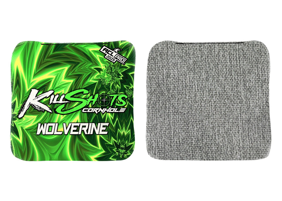 Killshots Cornhole | Wolverine Series | Limited Designs | 2025 ACL Pro Cornhole Bags