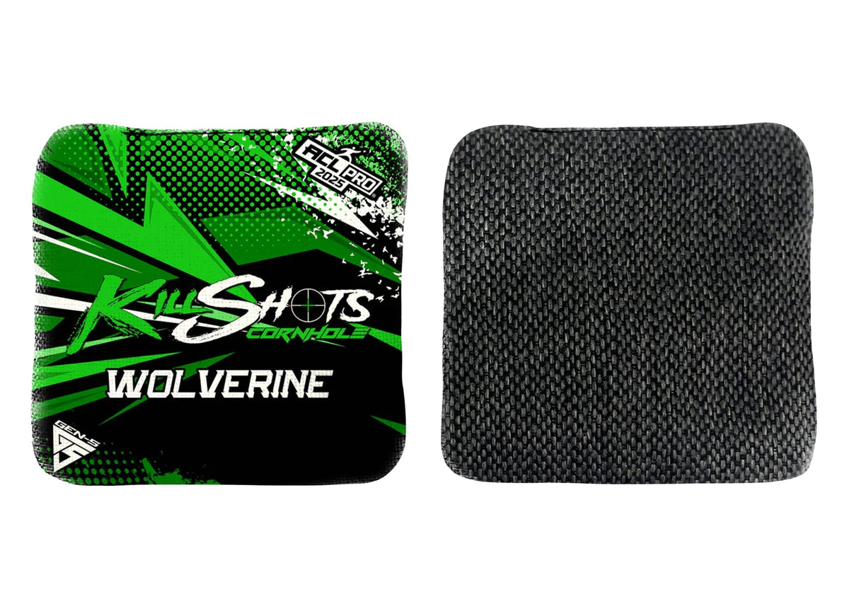 Bags Killshots Cornhole | Wolverine Series | Limited Designs | 2025 ACL Pro Cornhole Bags