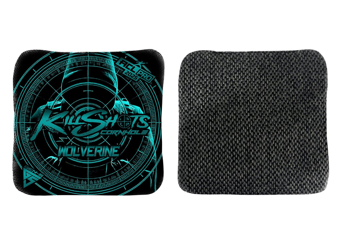 Bags Killshots Cornhole | Wolverine Series | Limited Designs | 2025 ACL Pro Cornhole Bags