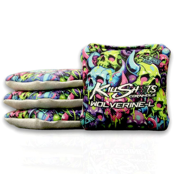 Bags Killshots Cornhole | Wolverine-L Series | Limited Designs | 2025 ACL Pro Cornhole Bags