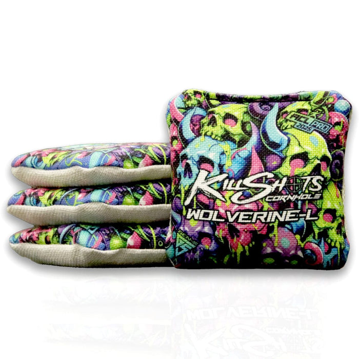 Bags Killshots Cornhole | Wolverine-L Series | Limited Designs | 2025 ACL Pro Cornhole Bags